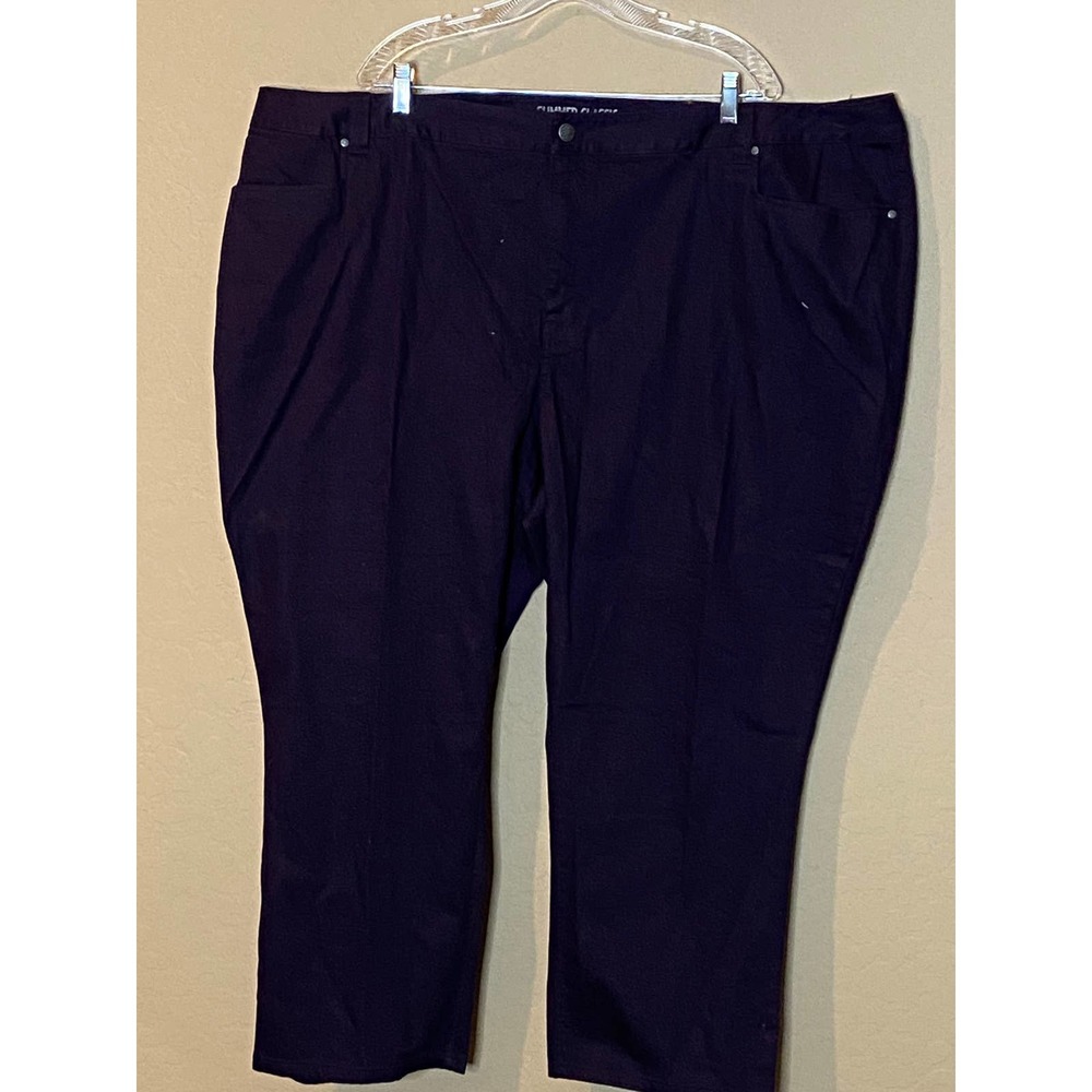 Catherines Summer Classic Cotton Denim Straight Leg Jeans - Size 30WP - Petite - Picture 2 of 7